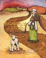 Water color  art for cover of book #2, I Met the Lamb 